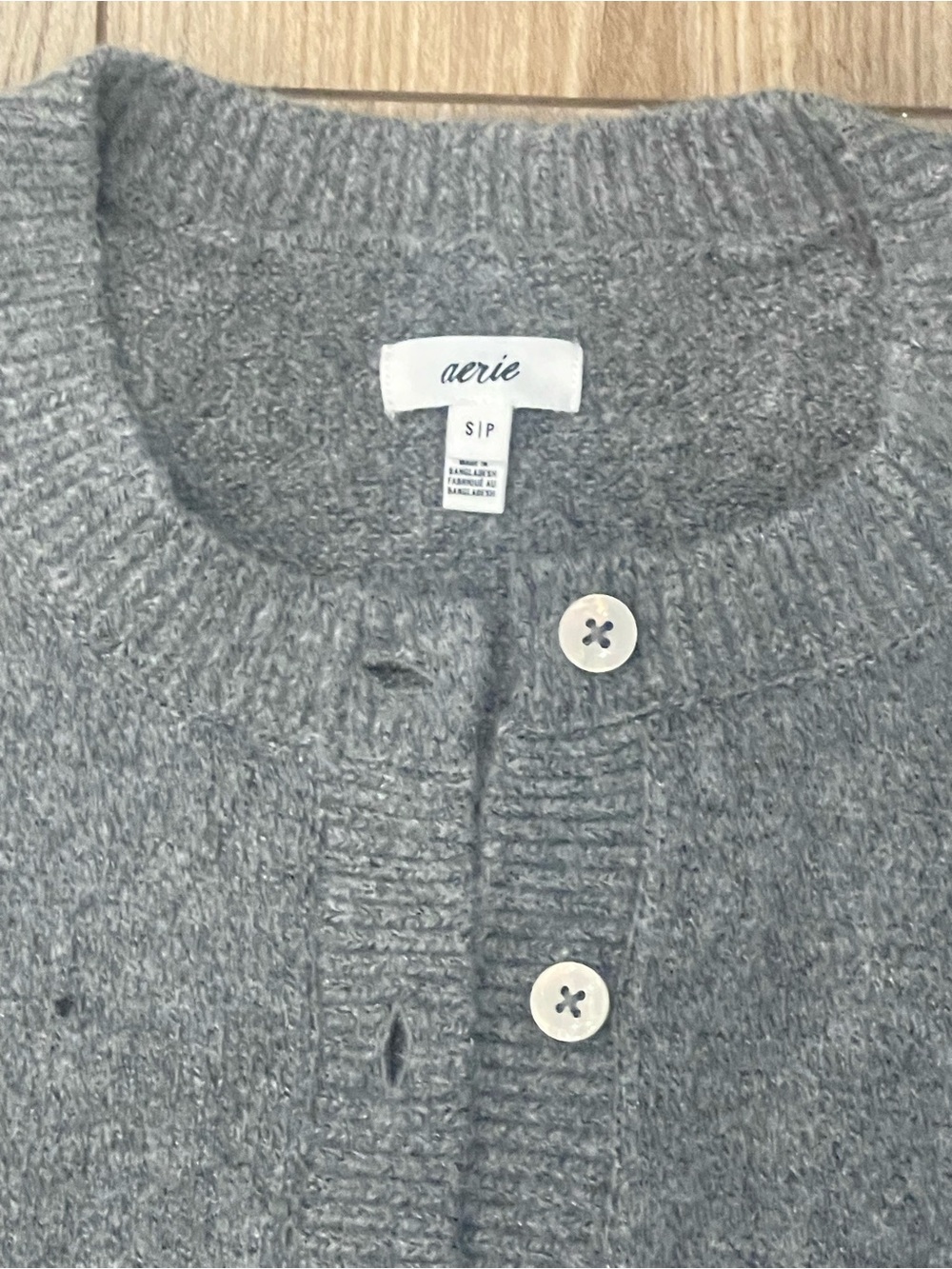 Aerie Grey Cardigan - Picture 4 of 7